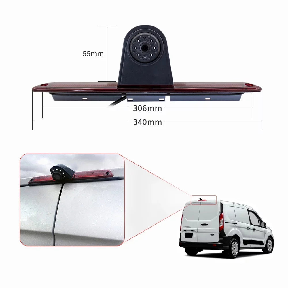 Crafter Camera - Light Compatible Sprinter/ 7In Sazoley (with Camera,Brake Dabey 7in Sprinter/Crafter ERYUE NF## Camera Brake Backup Camera -Benz Nebublu Camera LED Vans Monitor)