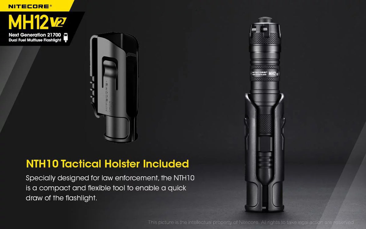 '-1200 Bank w/ NB10000 COMBO: Flashlight and Lumens 10,000mAh V2 Nitecore XP-L2 Nitecore LED MH12 21700 V6 Battery CREE Power