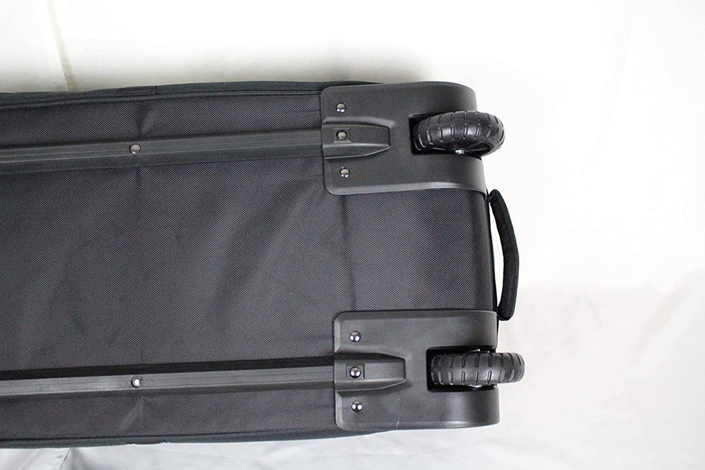 Wheels For Double To Oversized Two Boot Rolling With Travel, Pockets, Bag, Ski Bag External Load, Padded Double Air Ski Easy