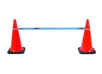Cortina 03-824CB-B w/(3) Blue Pack) HI Bar (3" 4" Cone 5-9 Retractable Collars dia. ring)2