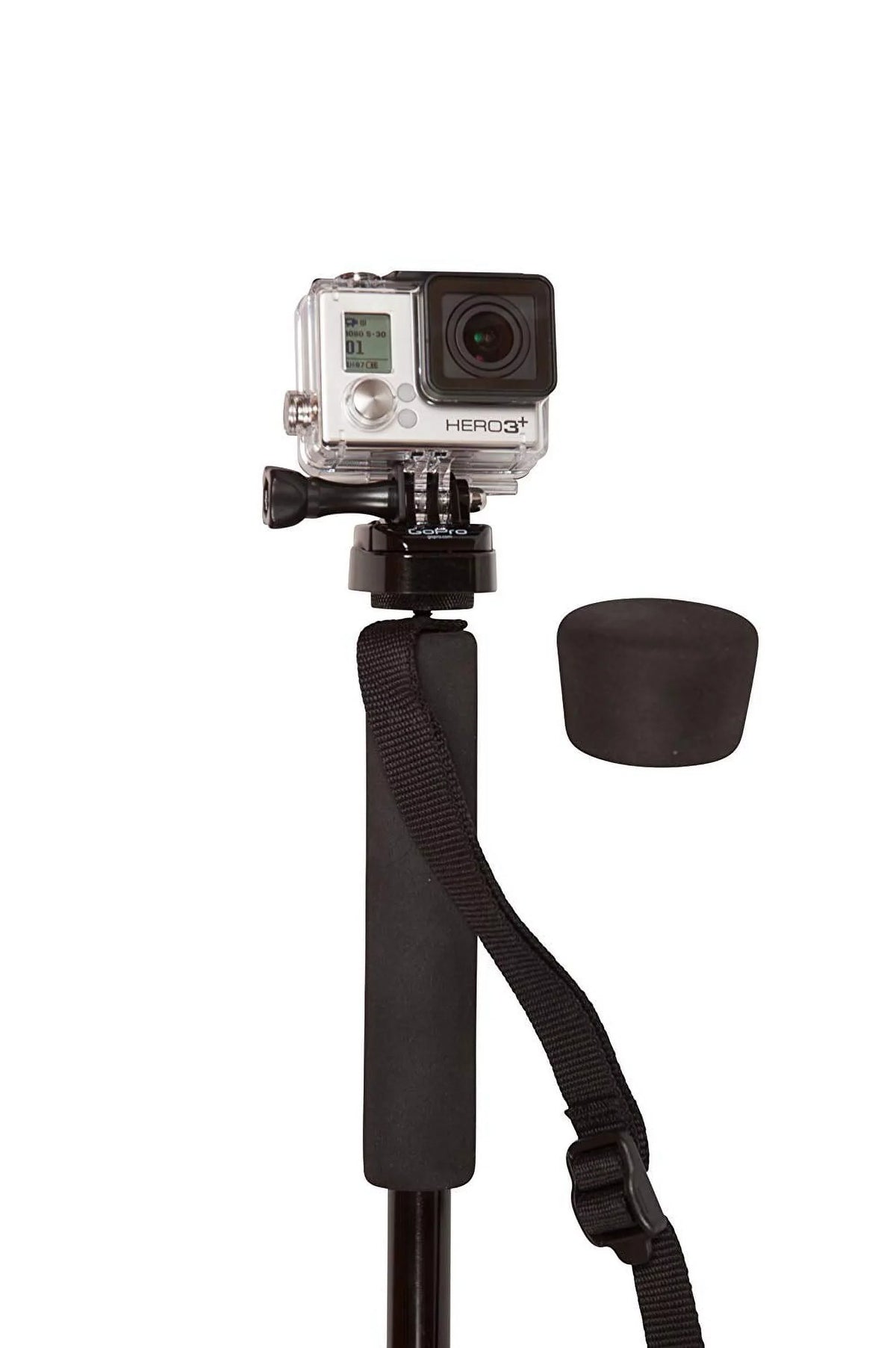 York Rubber Digital Feet, Collapsible Poles Locks, and Flip Camera & Pair Trekking Nordic Hiking with Mount,