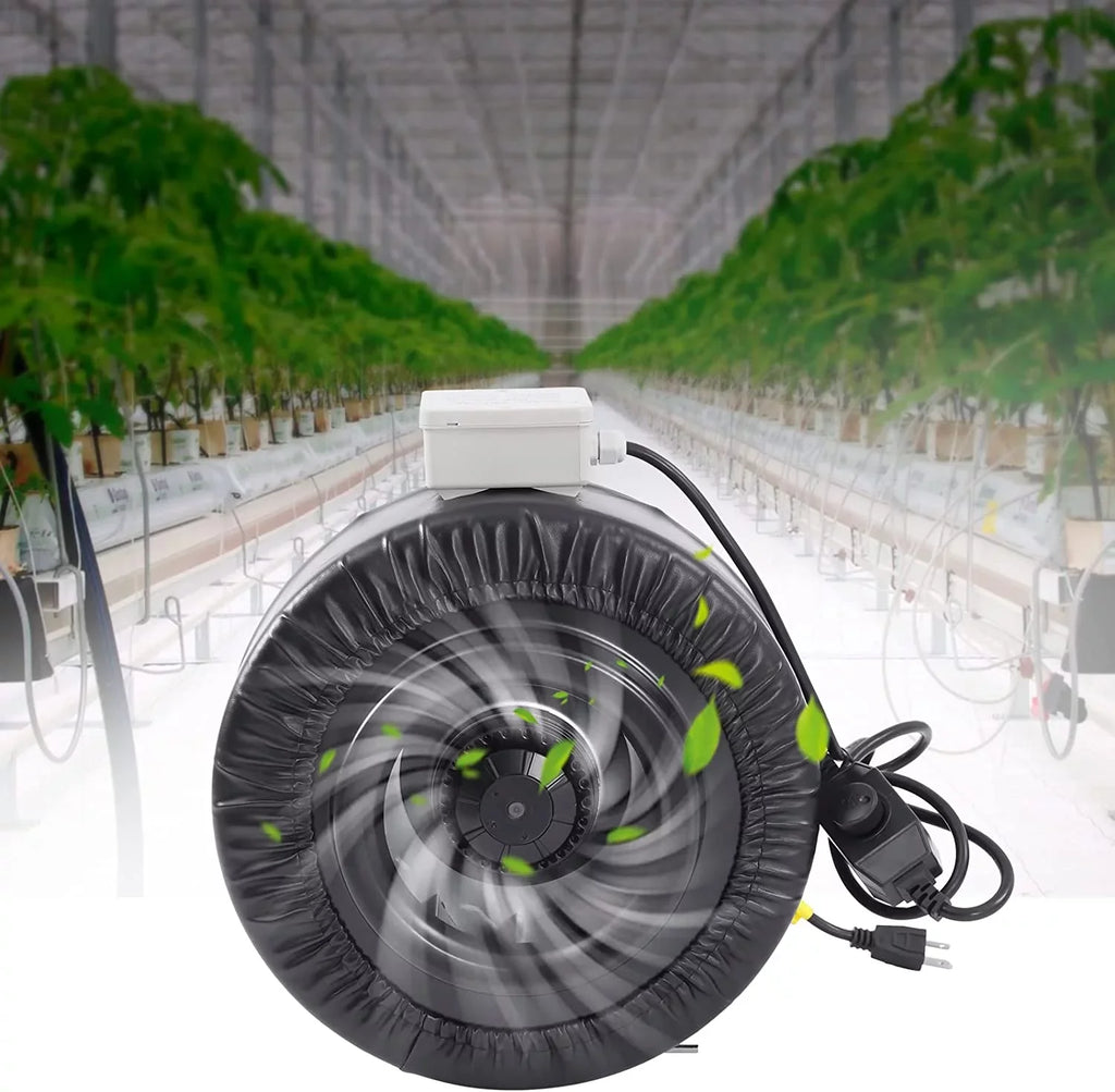 Combinable Fanwith Speed Duct Filter HEPA Carbon Controller Fan Fan Filter Booster Exhaust Fan with Inch & Grow Industrial FETCOI Inline Tent 8 Grade Powerful