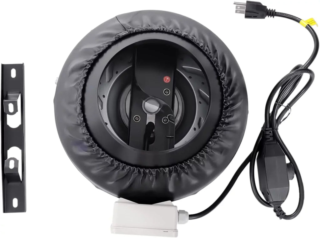 Combinable Fanwith Speed Duct Filter HEPA Carbon Controller Fan Fan Filter Booster Exhaust Fan with Inch & Grow Industrial FETCOI Inline Tent 8 Grade Powerful