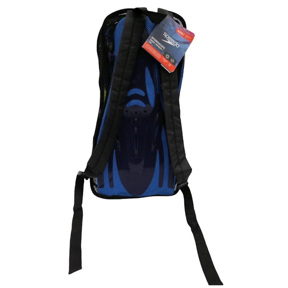 9-13 Adult Size + L/XL Fin Set Shoe Mask w/Carry Snorkel + Speedo Hydroscope Bag