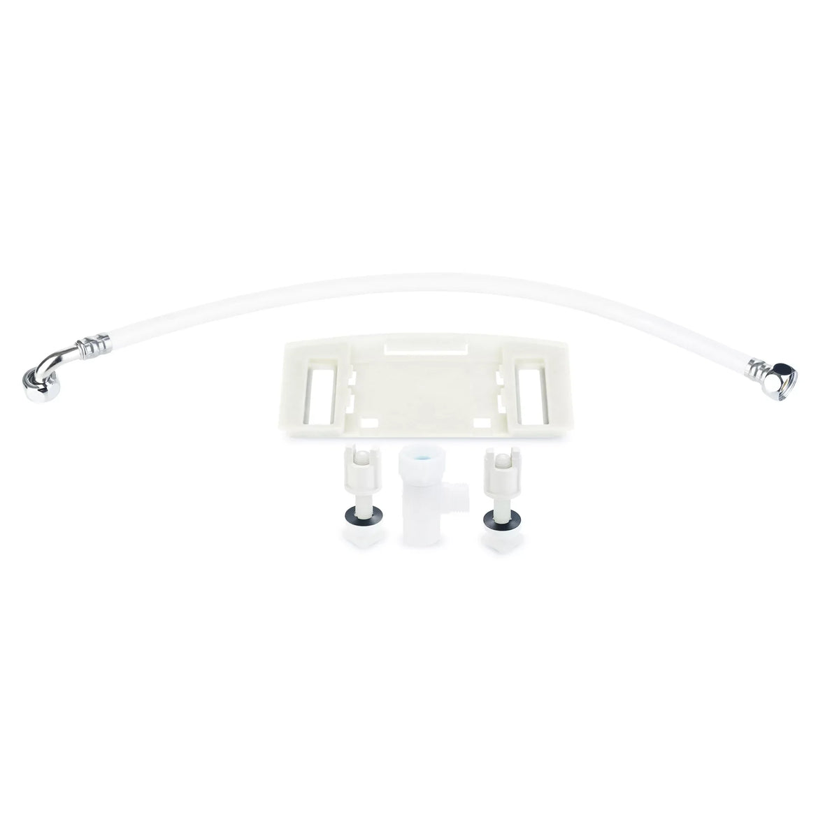 Bidet Seat Stainless White Brondell Dryer Steel SE400 Nozzle, Round Sidearm, Swash and with
