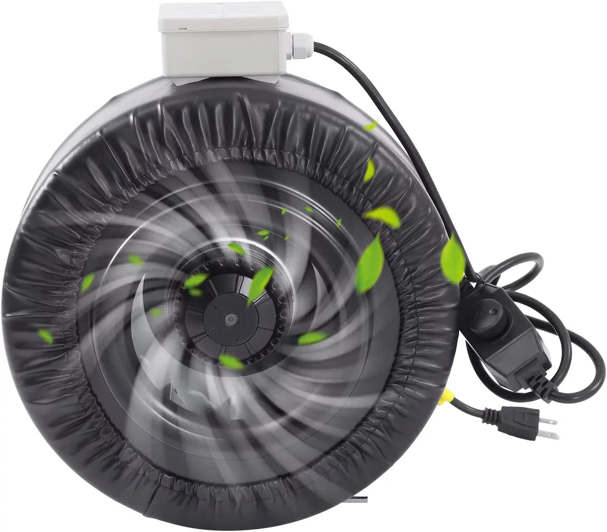 Combinable Fanwith Speed Duct Filter HEPA Carbon Controller Fan Fan Filter Booster Exhaust Fan with Inch & Grow Industrial FETCOI Inline Tent 8 Grade Powerful