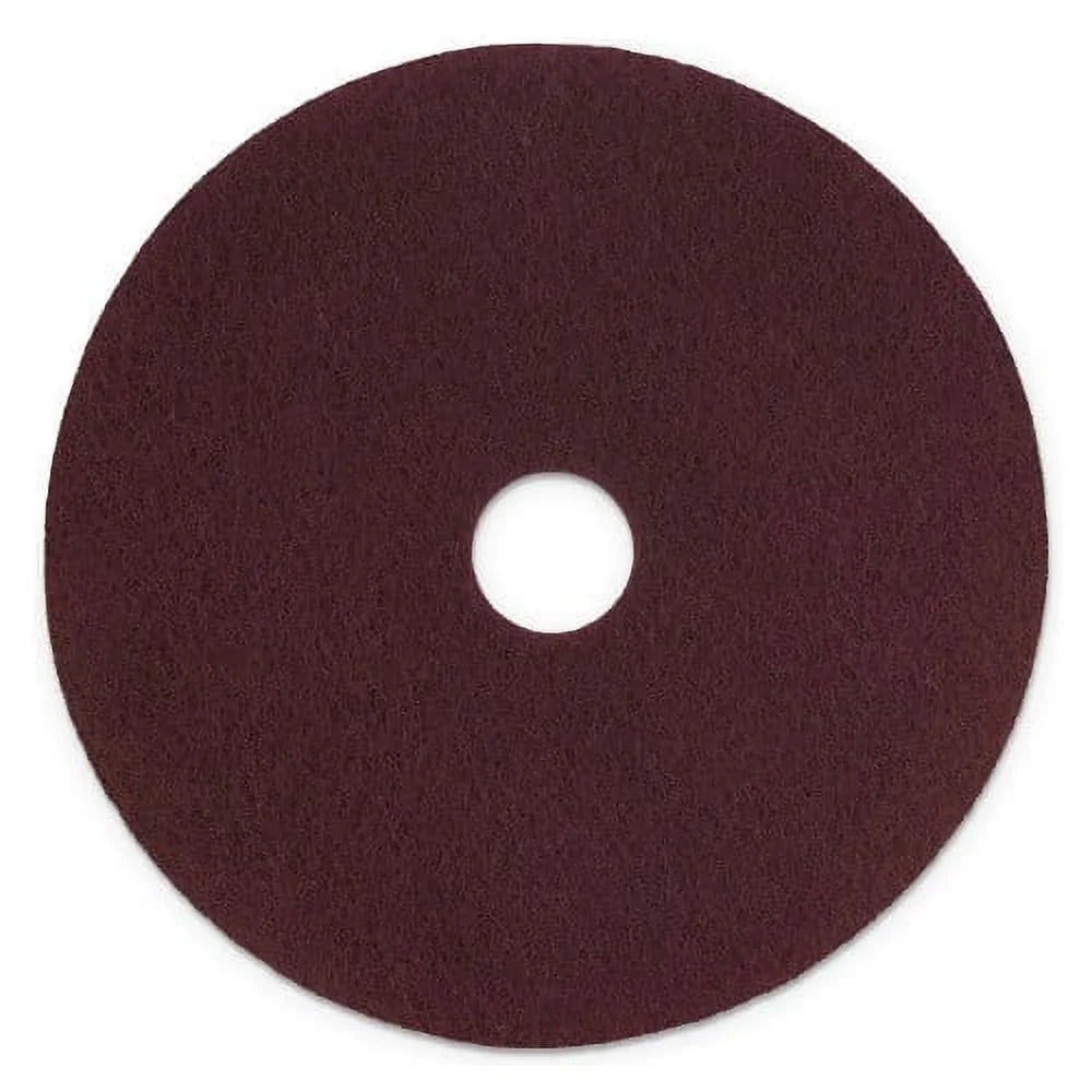 Preparation 5/Carton Pad Maroon, Plus, Scotch-Brite 17" Diameter, Surface