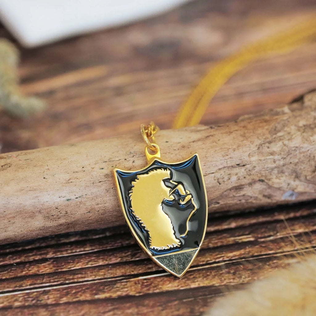 '- - Steel Chain Pouch Stainless Necklace Mullet - 316L - - 18K Infused Plating Gold Shotgun Included Gold and Choty