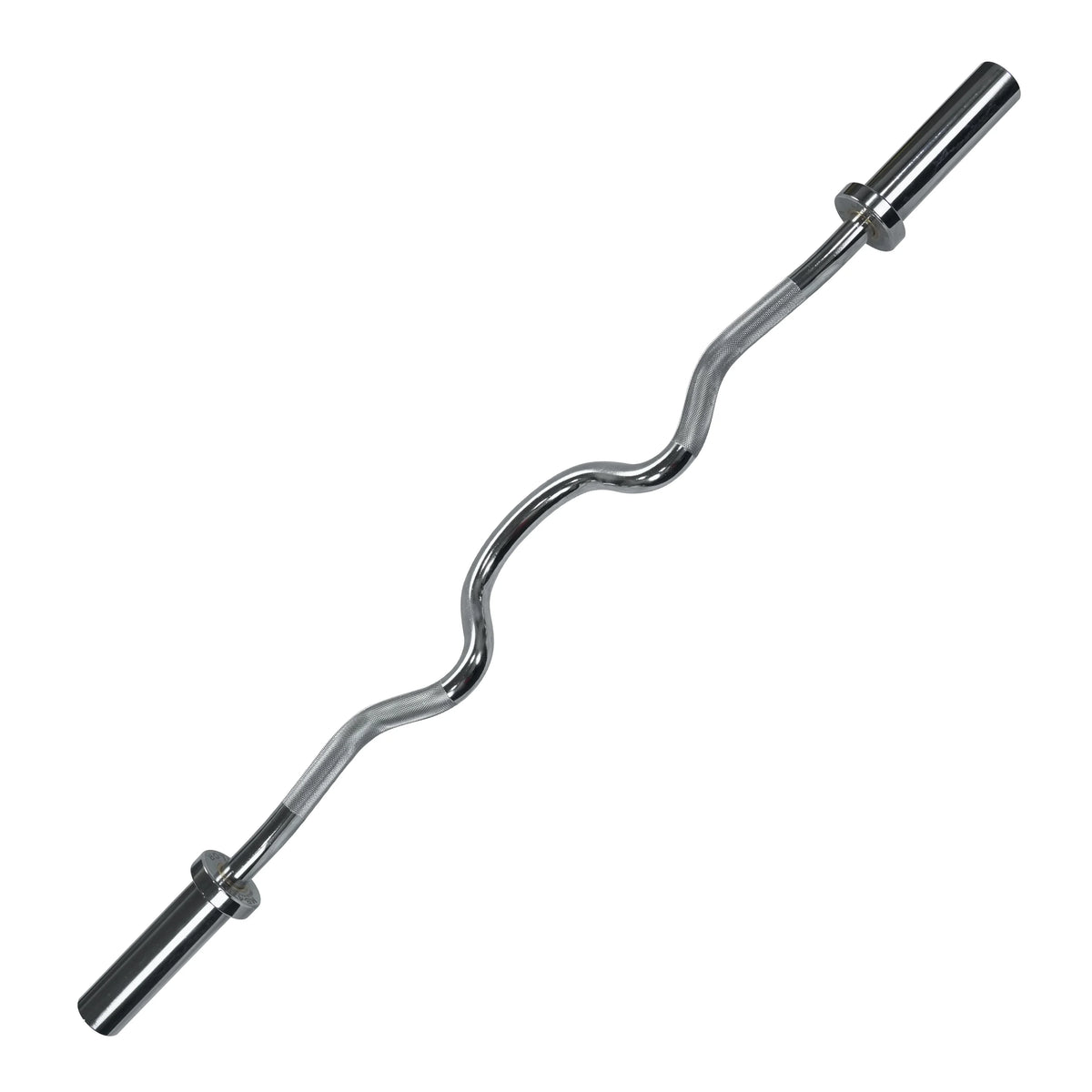 Upper Knurled and Triceps Curl Grip Curls EZ Fitness Arm Hand Body Workout 47" Valor Streel -28mm Bar for