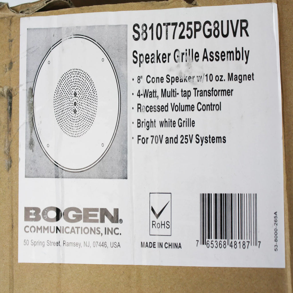 Ceiling Speaker Bogen S810T725PG8UVR
