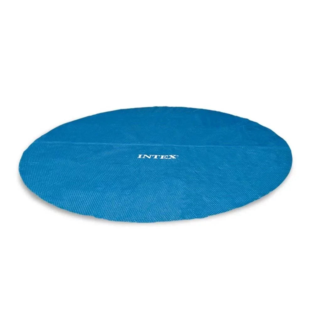 Inflatable & Ladder, Pool with Ground Intex Metal Above x Cover Pump Round Frame 18ft 48in