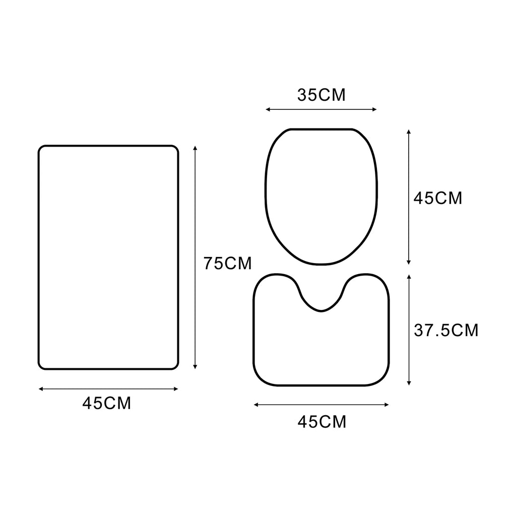 Beach Piece Lid Bathroom Set Cruz Contour Rugs Rock Rug Cover CHAPLLE Mat Toilet Penedo 3 Santa do and Guincho Bath