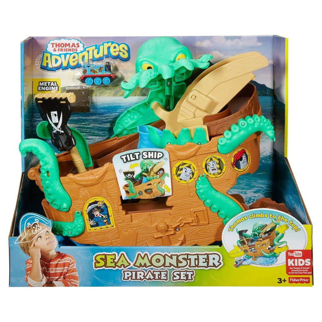 Adventures Friends Monster & Sea Pirate Thomas Playset