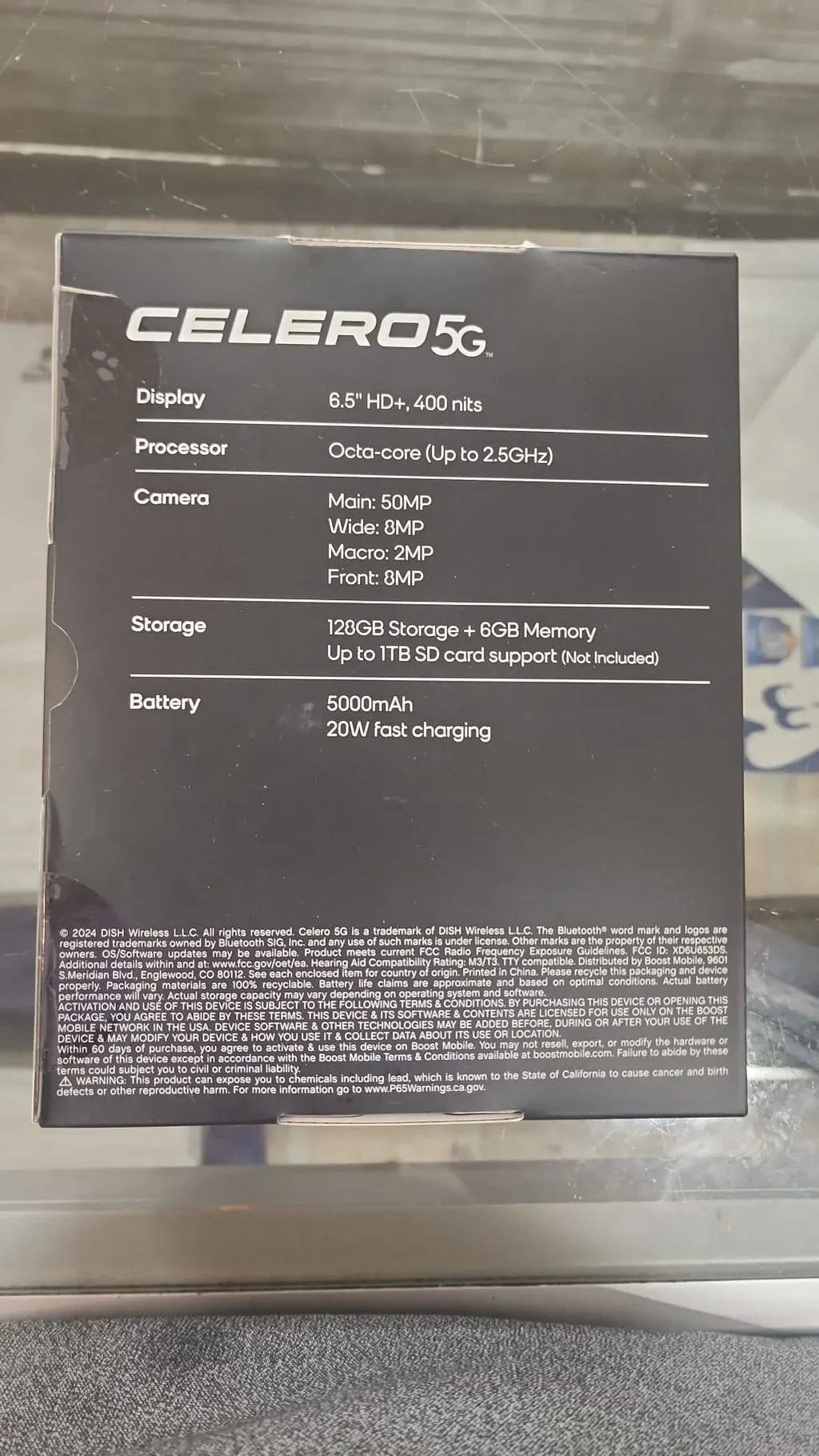128GB SIM) Celero Gray Plus 5G $60 Mobile) (Single Plan 2024 - - Moonglow (Boost