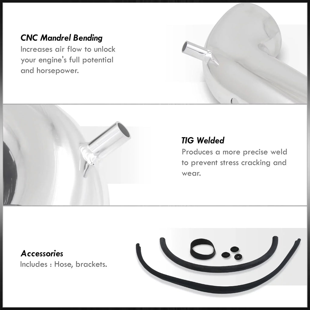 Intake Compatible/Replacement For 2005 Pipe 03 07 Air 5.7L 2008 Shield 02 04 3500 05 4.7L 2003 Distributors 1500 2006 2500 Cold 2002 2007 Heat Dodge 08 System Polish Aluminum 06 Induction AJP Ram 2004