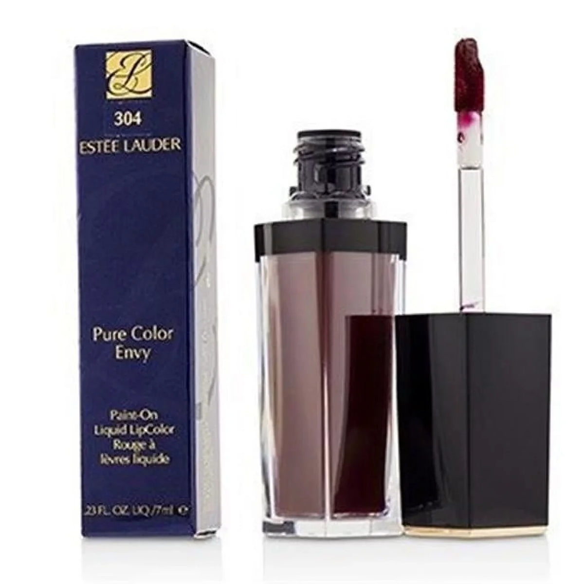 No.304 Quiet Color, on Lip Riot oz 0.23 Envy Lauder Paint Liquid Estee 222516 Pure