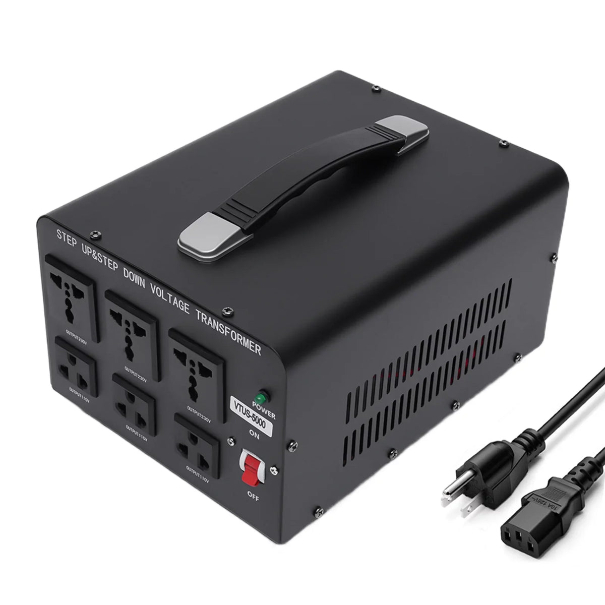 Convert Transformer 220V Heavy Watt Converter Duty to Voltage 110V 110V Step Loyalheartdy Up/Down 220V 5000 to Power Peak Converter / Electric Voltage