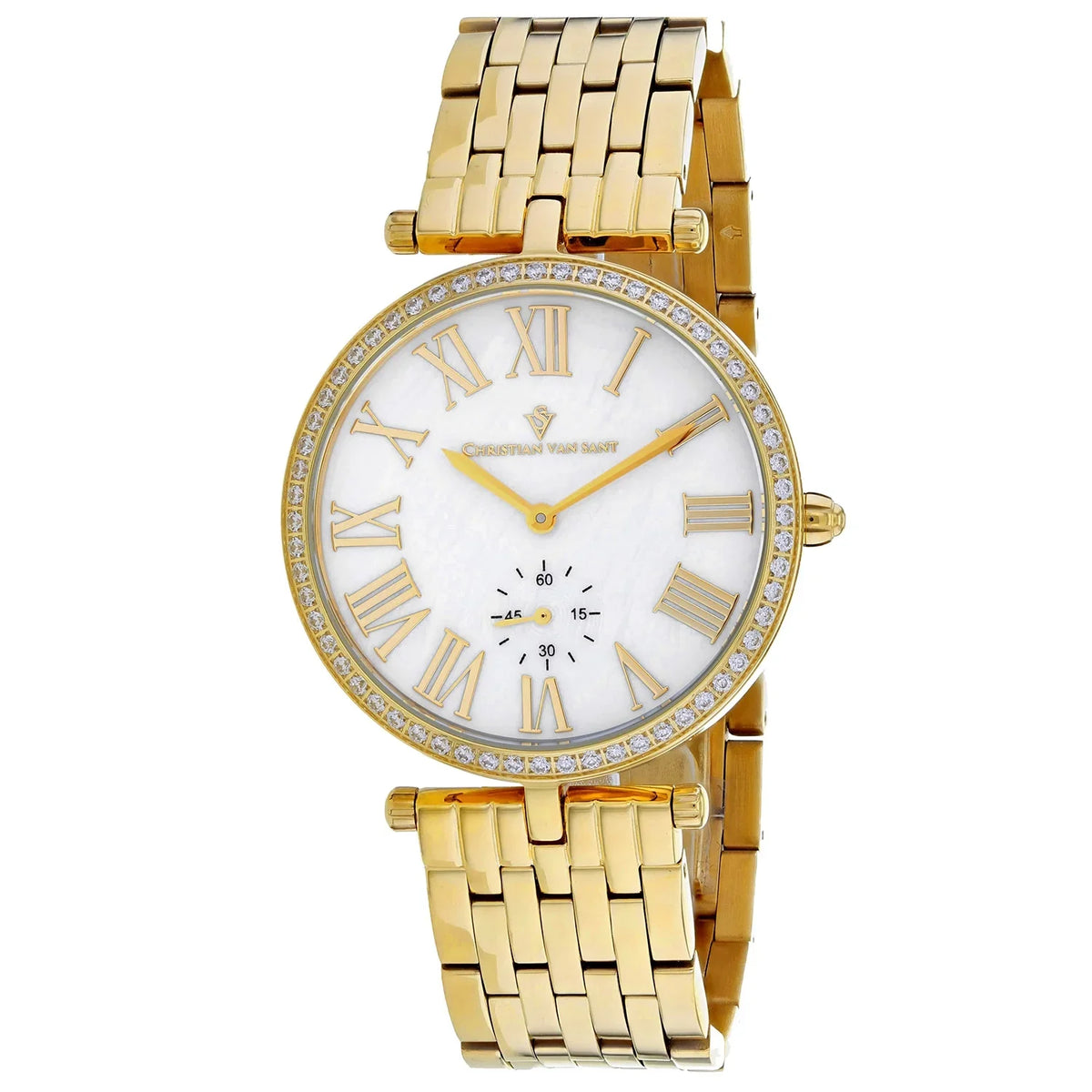 Sant CV0292 Dial Mother Watch of Hush - Christian pearl Van Women's