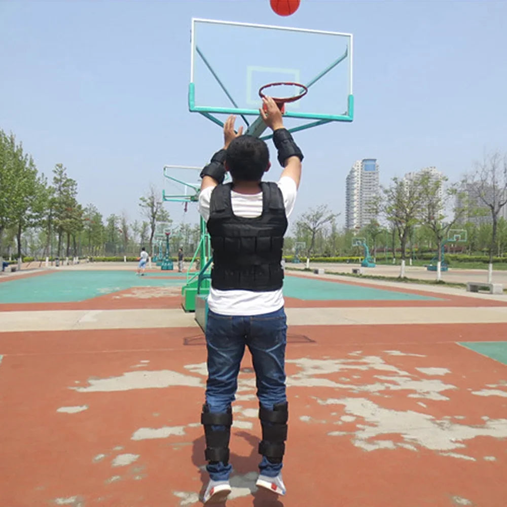 Cloth Weight Strength (Empty) Vest Exercise Weight Oxford Adjustable Training Tomfoto Weighted Max Loading 50kg Loading Jacket