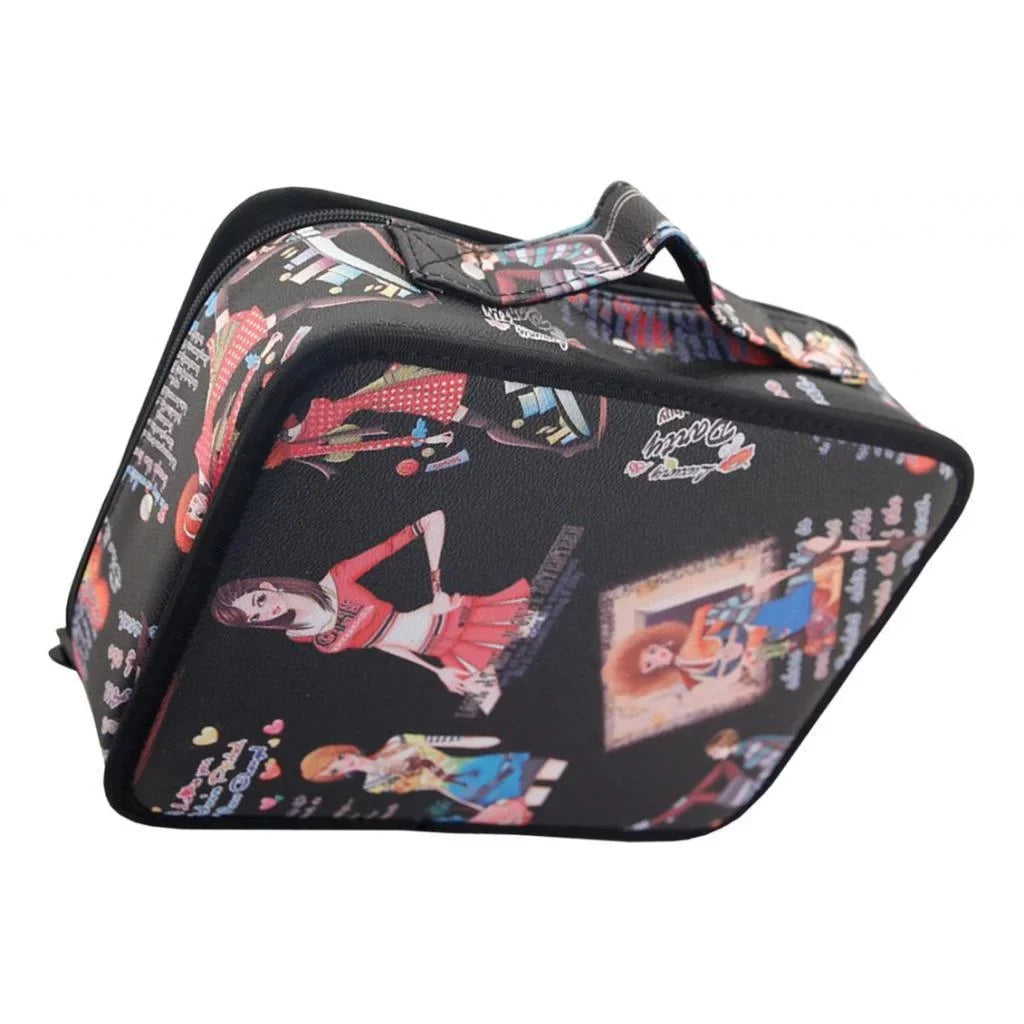 Cosmetics Case, Holder Hair Carrying Multi-functional Mobile Hairdresser Storage Beauty Large Organizer Hairdressing Bag Tools Professional