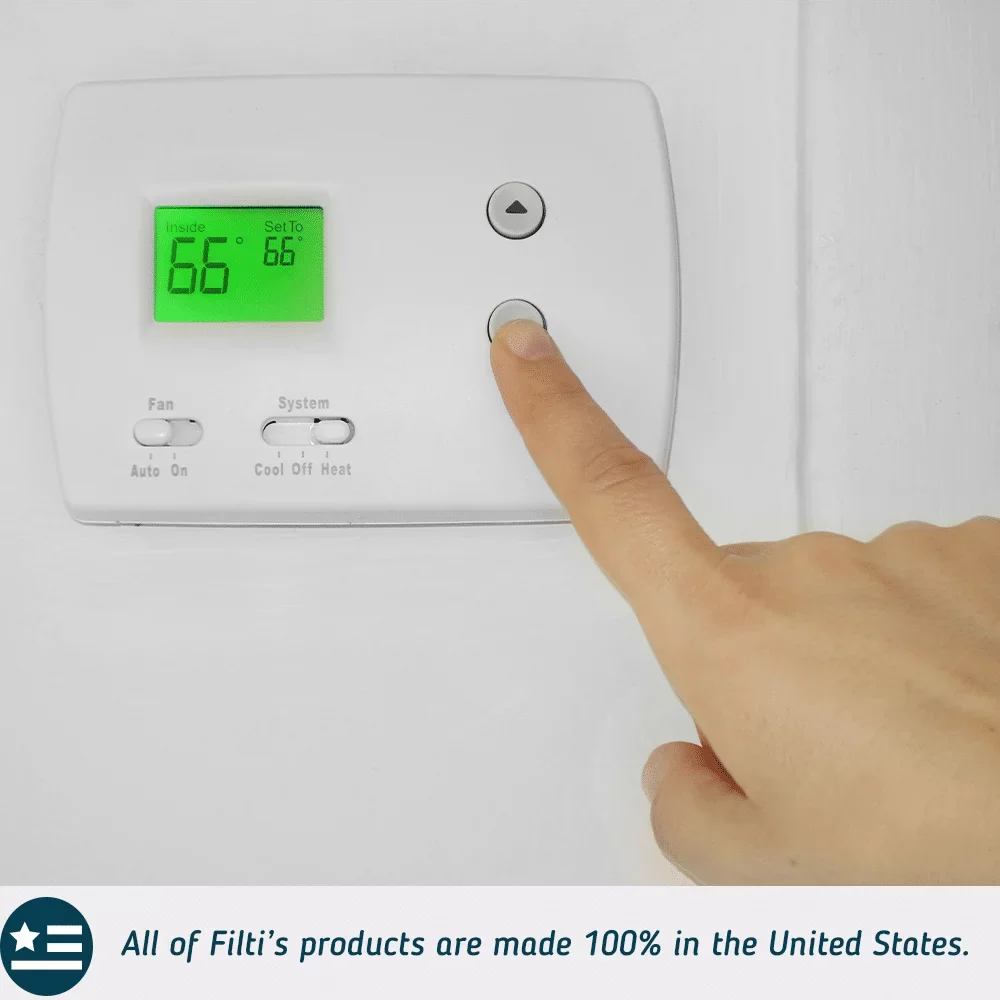 Filti AC Air 13 ( Air MERV 16x30x1 IN USA Home HVAC | Furnace Filter Pleated Filter | Filter 2 MADE Pack)