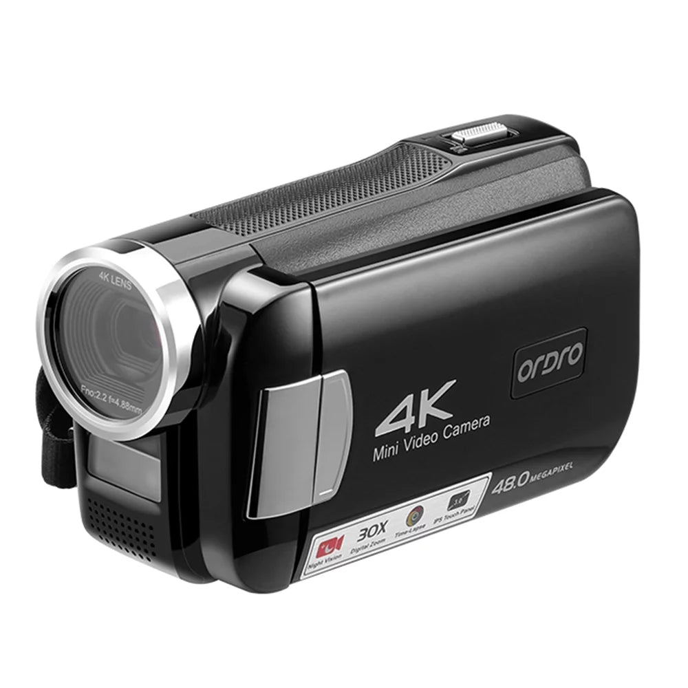 GoolRC with Zoom Battery Inch Touchscreen DV Digital 30X 3.0 Digital IR Carry Video 4K Bag AC2 Control Remote Recorder IPS 48MP