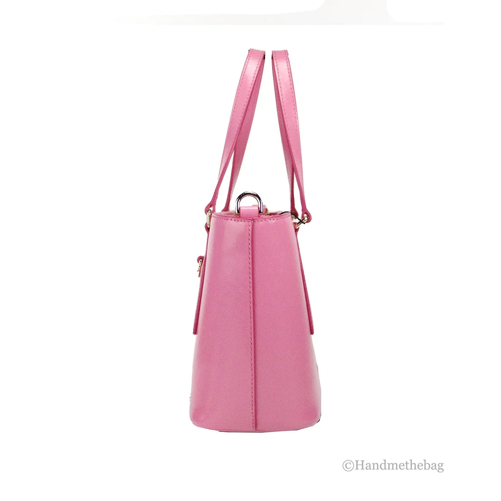 Marc Small Pink Candy Tote Leather Crossbody Jacobs Saffiano Bag
