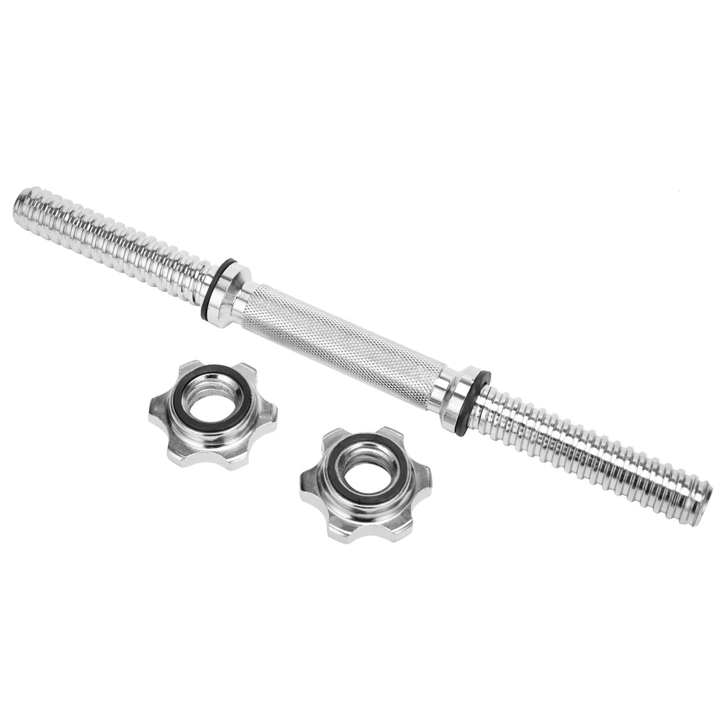 Bars Spinlock Handles 35cm,Hex Bars Length Set Barbell nut SAYFUT for Collar Gym Weight Training, Dumbbell Barbells Chrome Lifting Dumbbell 13.77''/ Strength Dumbbell