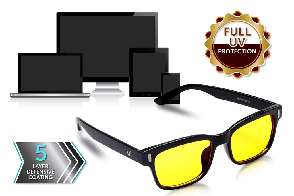 Computer Retro (Unisex) Glasses Screen Yellow Savior