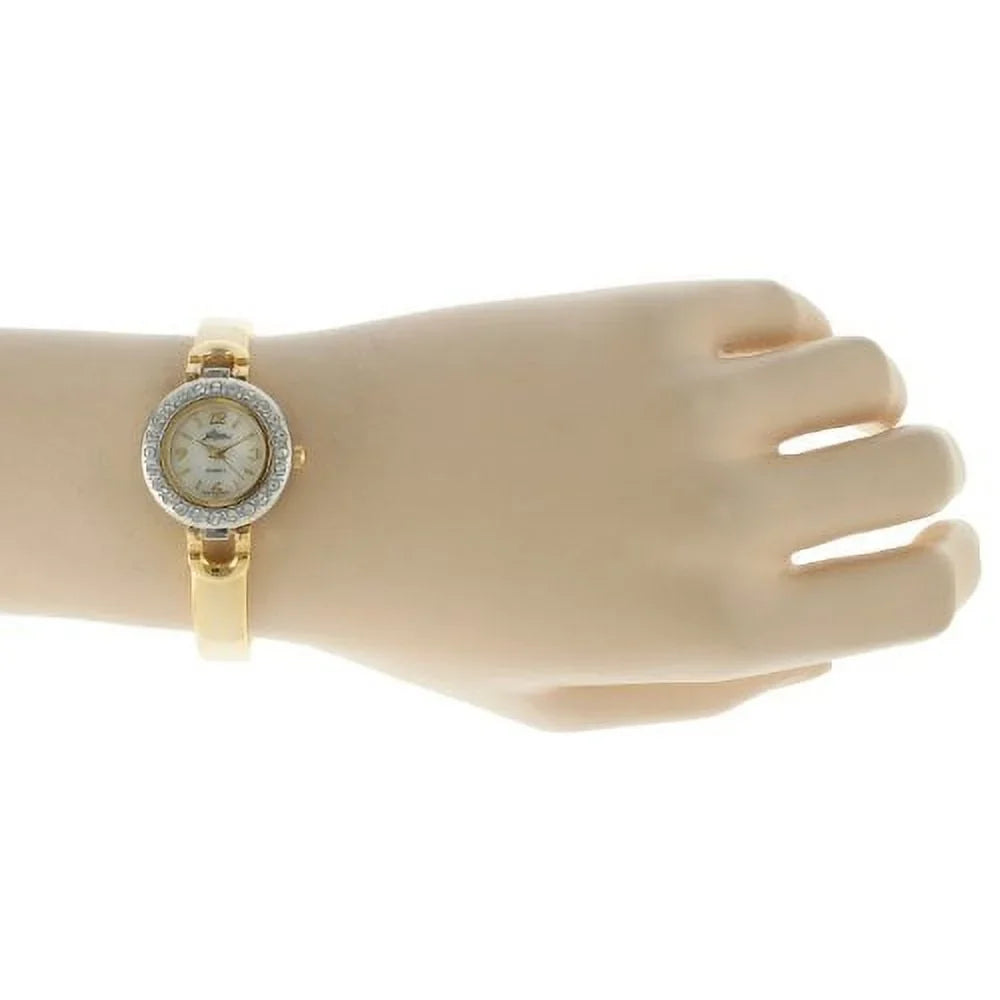 Watch Set Gift ST3 Women's Gold-Tone Half Bangle