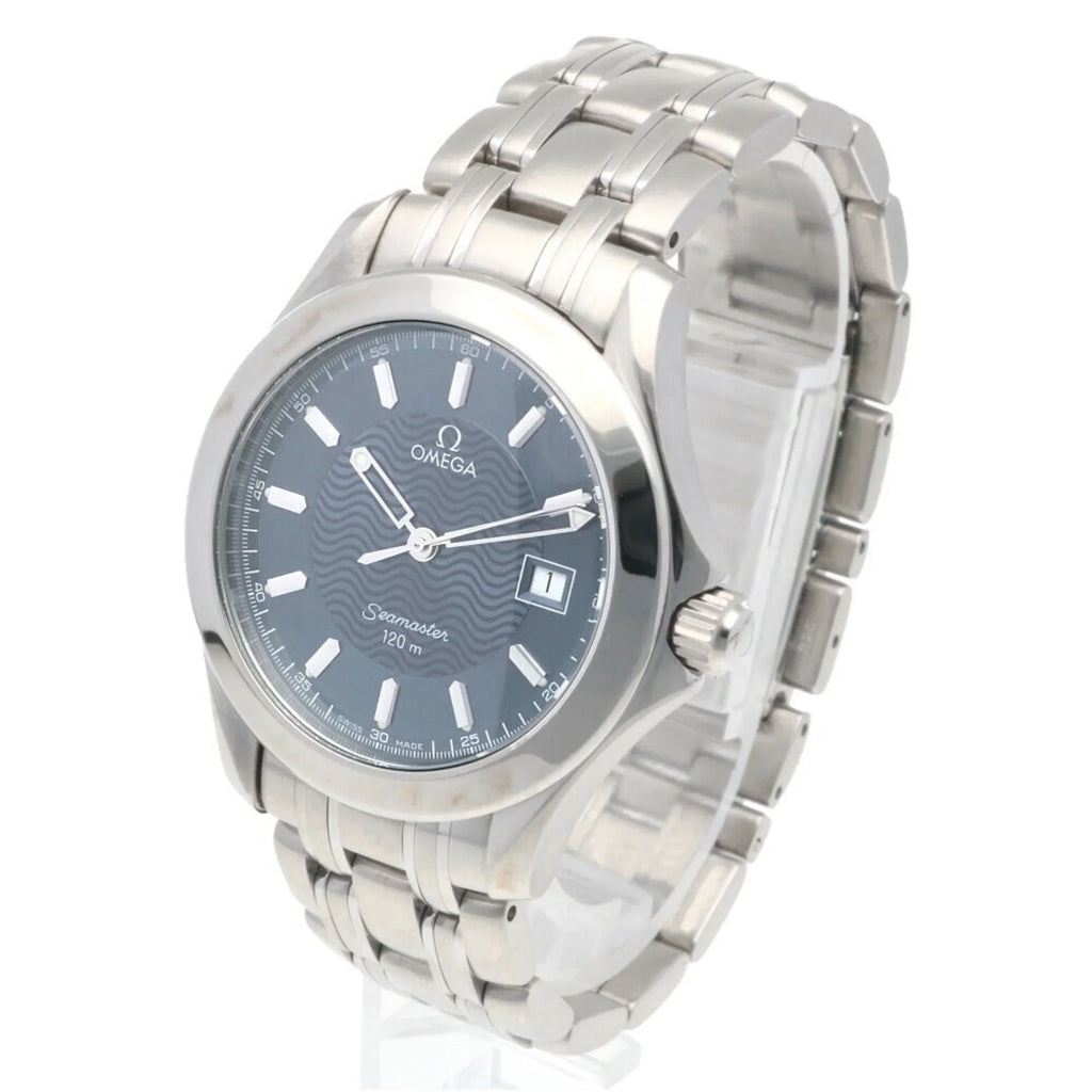Men's Quartz Seamaster Steel Watch Stainless (Good) OMEGA 2581.80 Omega Pre-Owned 120M