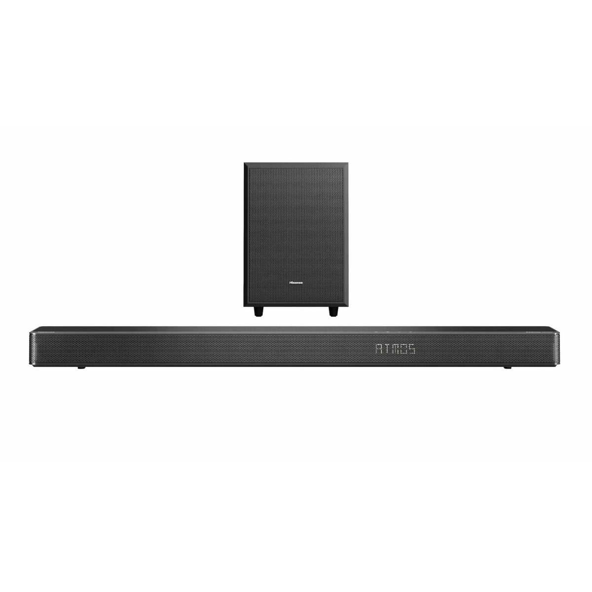 with (Refurbished) Restored Subwoofer Ch Wireless 3.1.2 Hisense AX3120G Black Soundbar