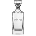 oz Market Glass Stock Stopper Bear Day Bull 30 Glass Trader Gift Decanter Vs Whiskey with