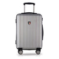 T0274-24in-SLV Carry-On ABS TUCCI Silver T0274 in. Banda 24 Luggage,