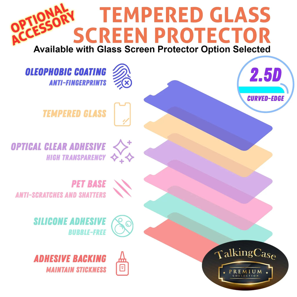 DIY, USA TalkingCase Forever, Friends Screen for w/ Personalize Made 15, Edges, Phone Print Raised Protector, Glass Cover Acrylic Custom Back, iPhone in