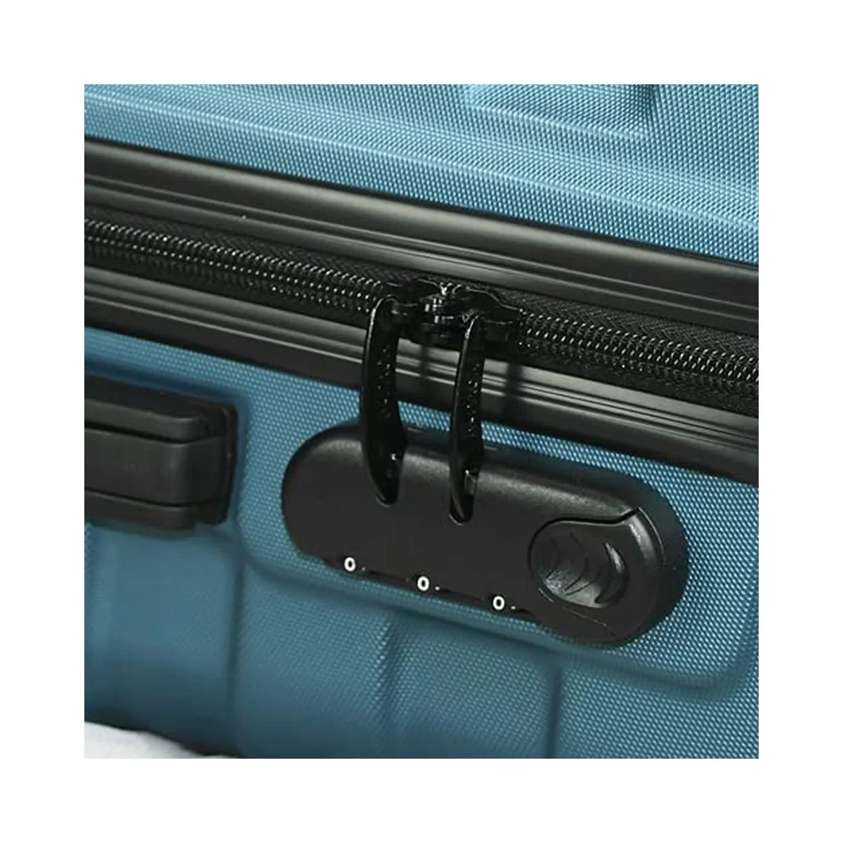 Suitcases Hipack Turquoise, Prime (20/24/28) Luggage Spinner Set with Wheels, 3-Piece Hardside
