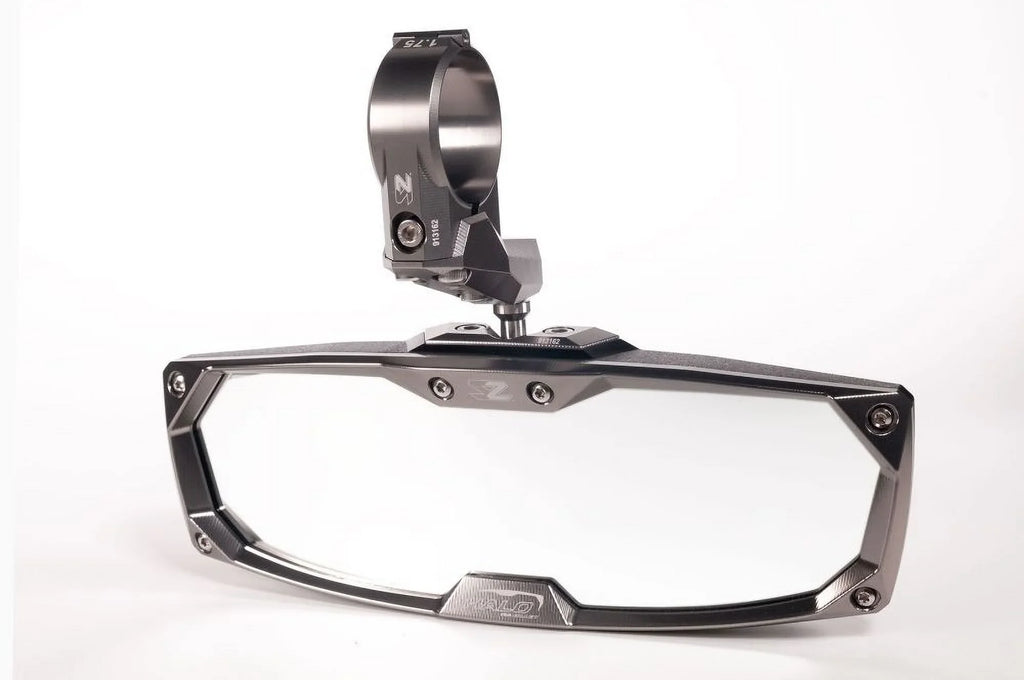 Vehicle Size UTV-Utility Aluminum Billet Mirror Round Various (1.75 Halo-RA for with Task View Bezels Tube) Rear inch