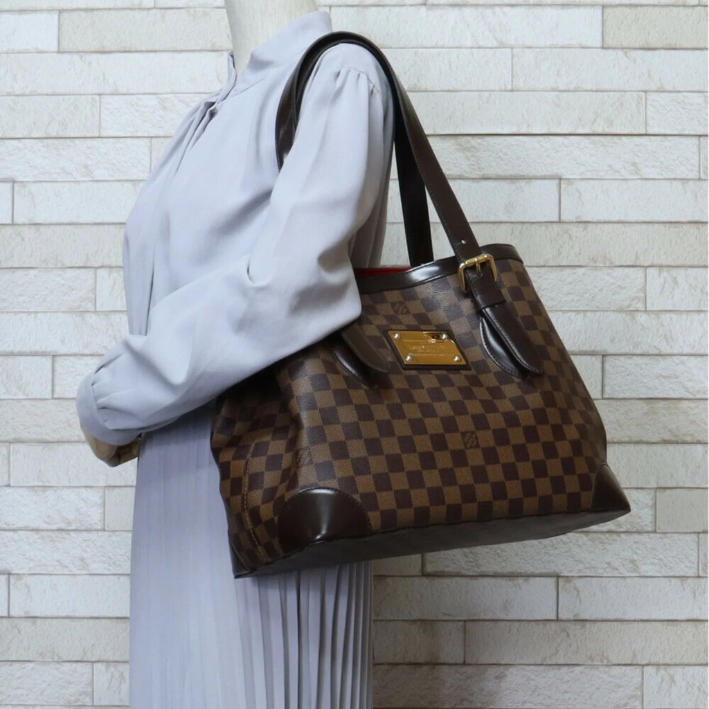 Damier Shoulder Women's BRB03130000004147 Hampstead Pre-Owned MM N51204 Bag (Good) Canvas Brown