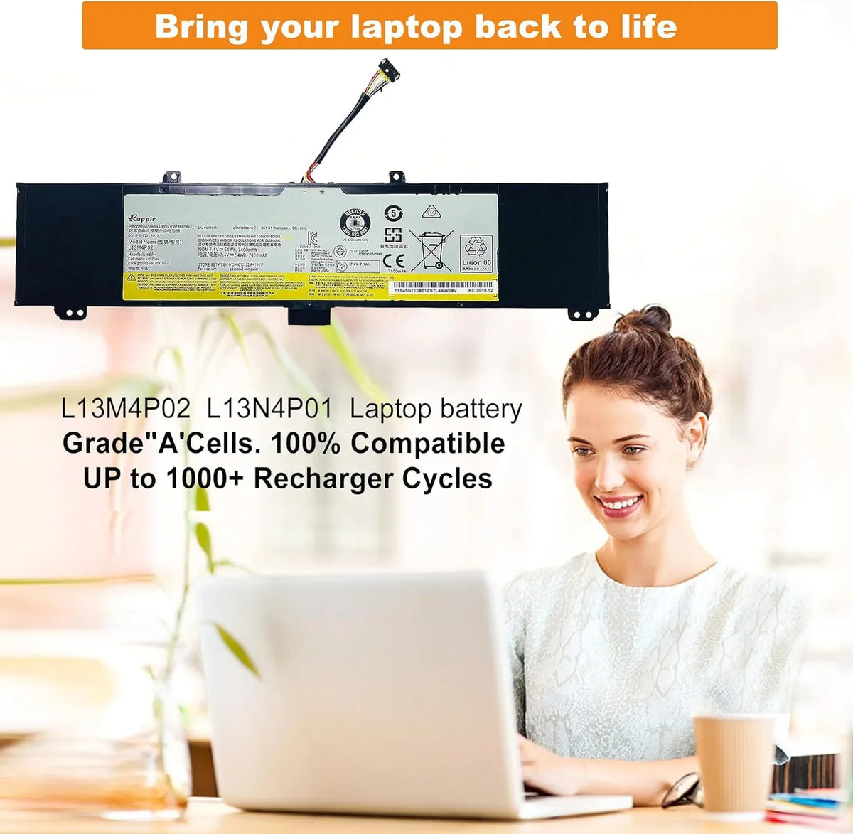 Y50-80 Erazer Replacement Laptop Y70 Y50-70 L13M4P02 y Y50P-70 Y70-70 L13N4P01 Y50P Y50 BOWEIRUI Lenovo for