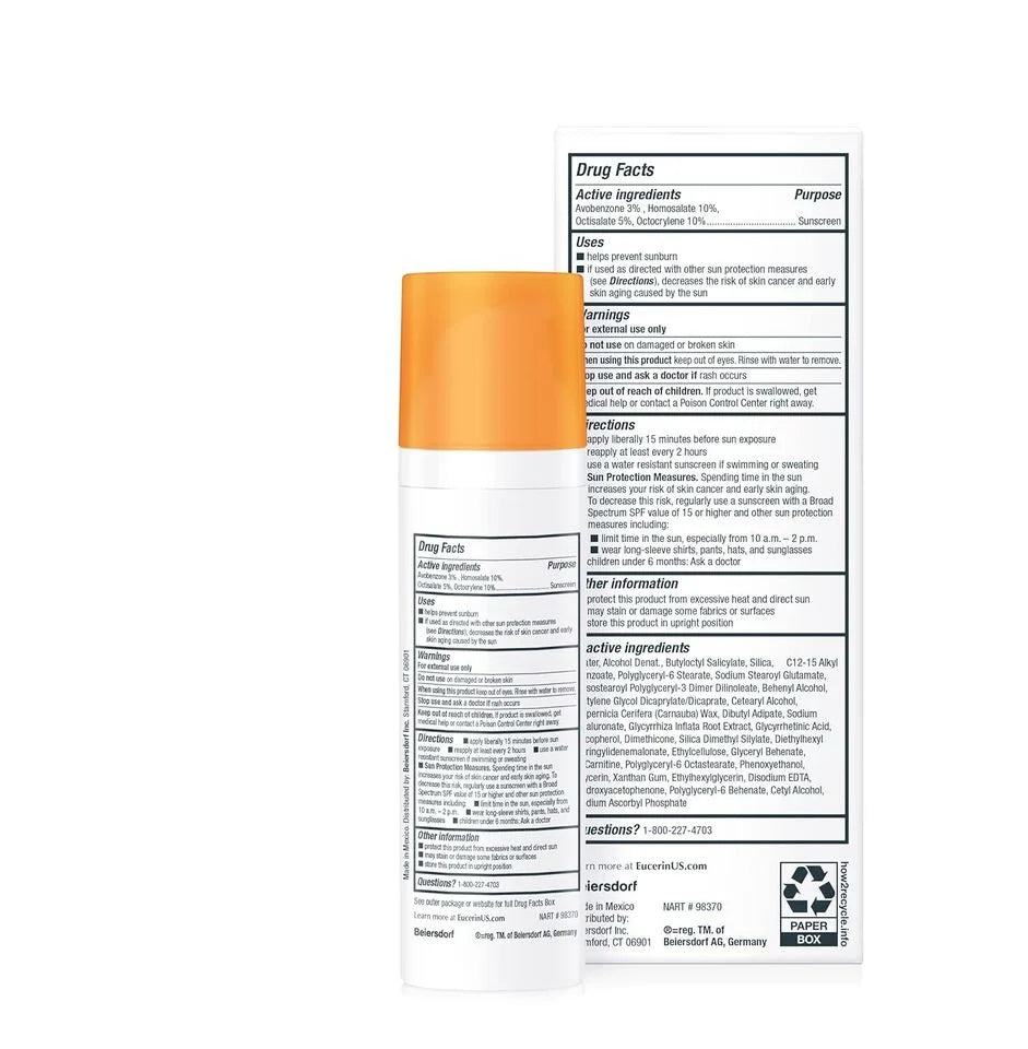 EUCERIN OZ 2.5 DEFENSE AGE LOTION 50 SPF - FACE -