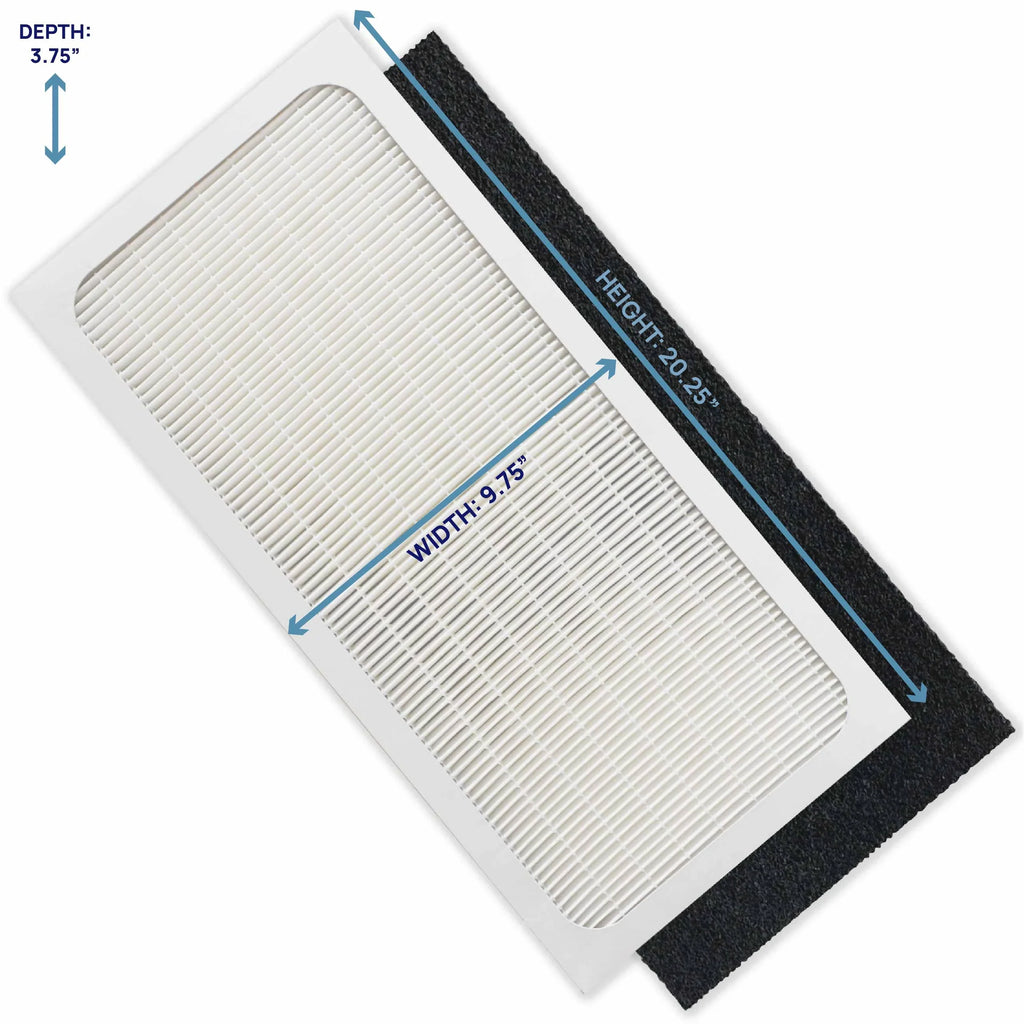 450E, 403, Series BA-400S Compatible HEPA Replacement 480i, 400 Bros SmokeStop 405, Filter Filter Particle Blue Dual BLUEAIR 455EB For 410, With Protection 402, Sky
