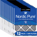 (14_1/2x19_1/2) Air Plus Pack MERV Pleated Carbon Filters 12 Furnace 15x20x1 12