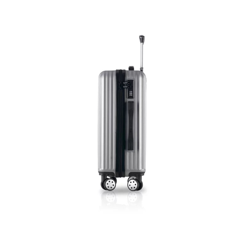 T0274-24in-SLV Carry-On ABS TUCCI Silver T0274 in. Banda 24 Luggage,