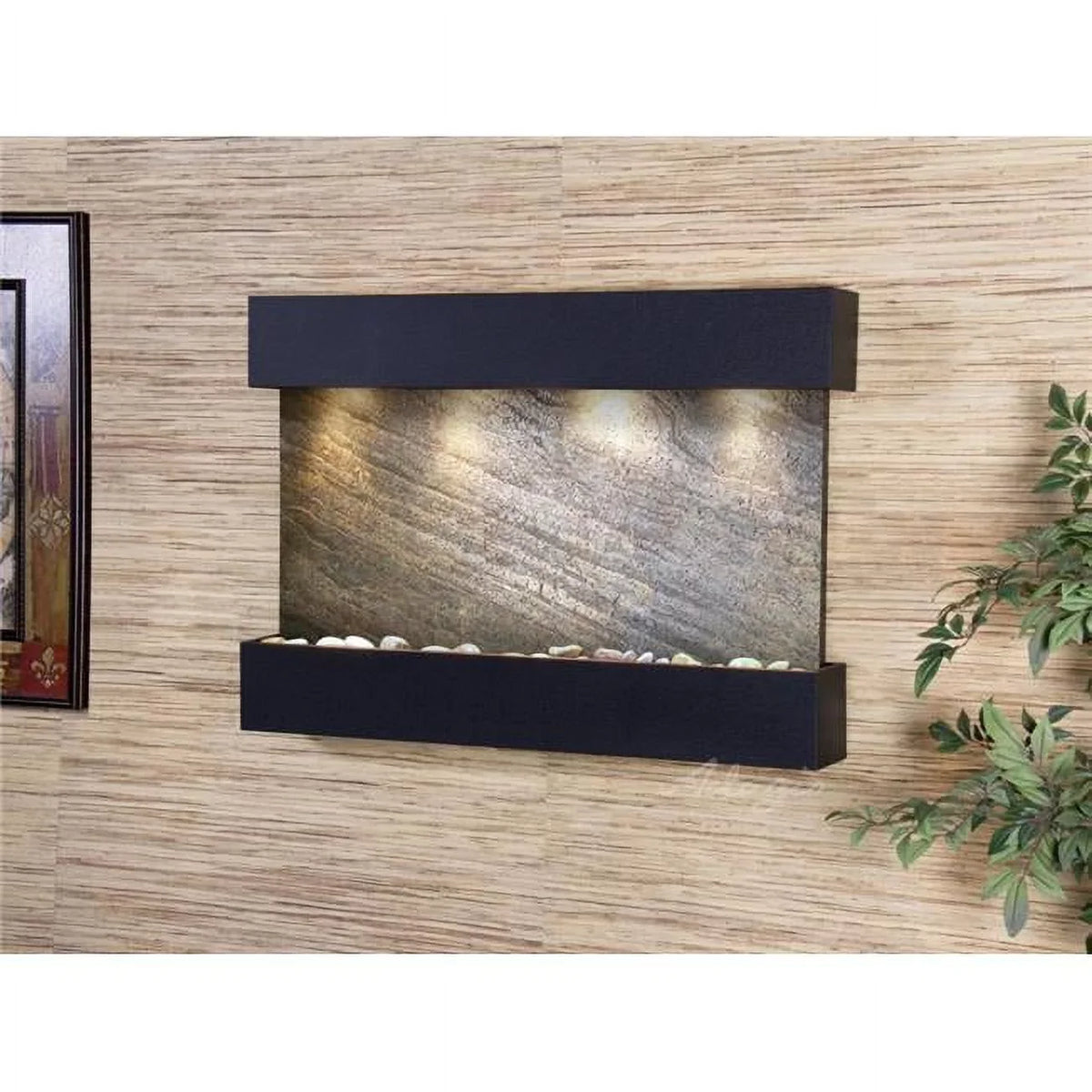 Green Adagio RCS1712 Featherstone Textured Reflection Creek Black Fountain Wall